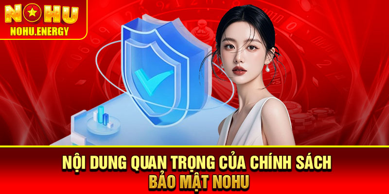 Chính Sách Bảo Mật Nohu – Những Điều Quan Trọng Bạn Phải Nắm 3 Nội dung quan trọng của chính sách bảo mật Nohu